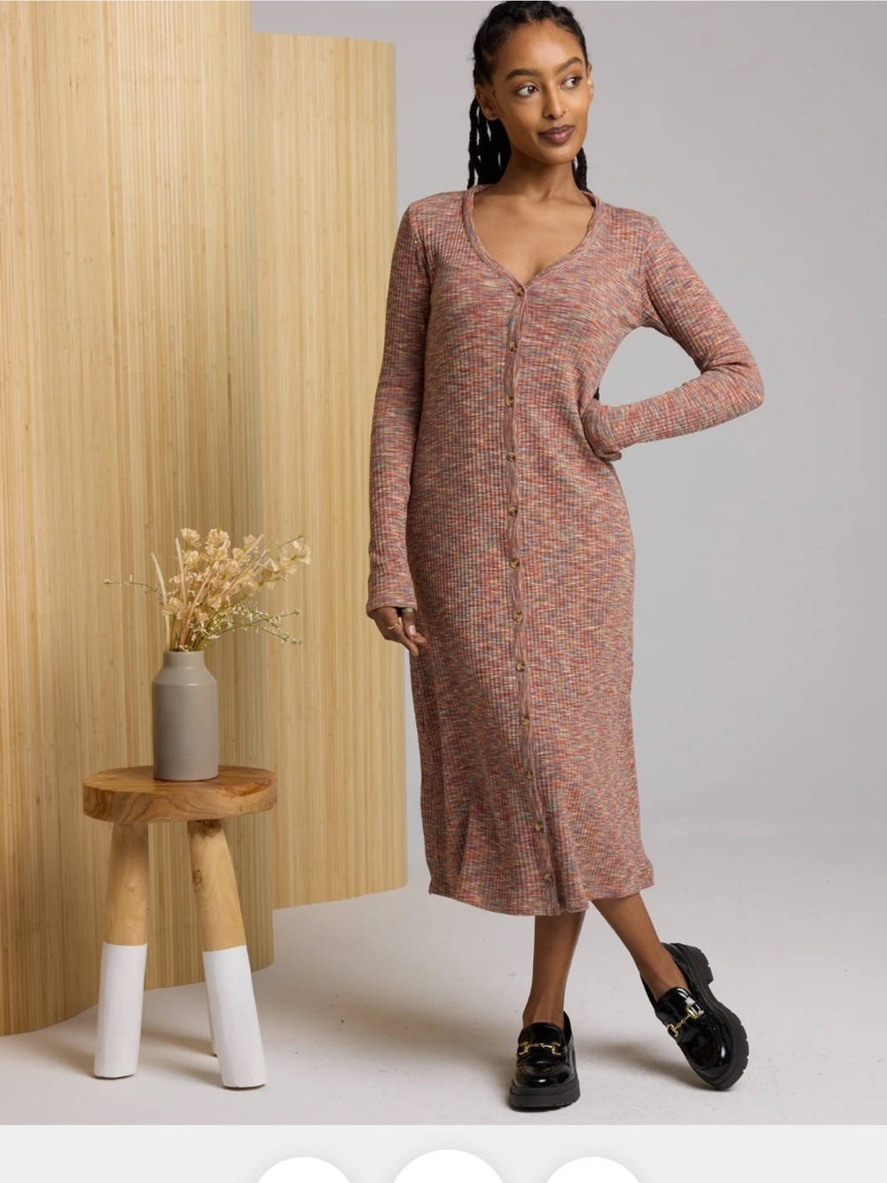 Known Supply NWT Loreiei dress in Multi Tawny color, size S - Picture 4 of 15